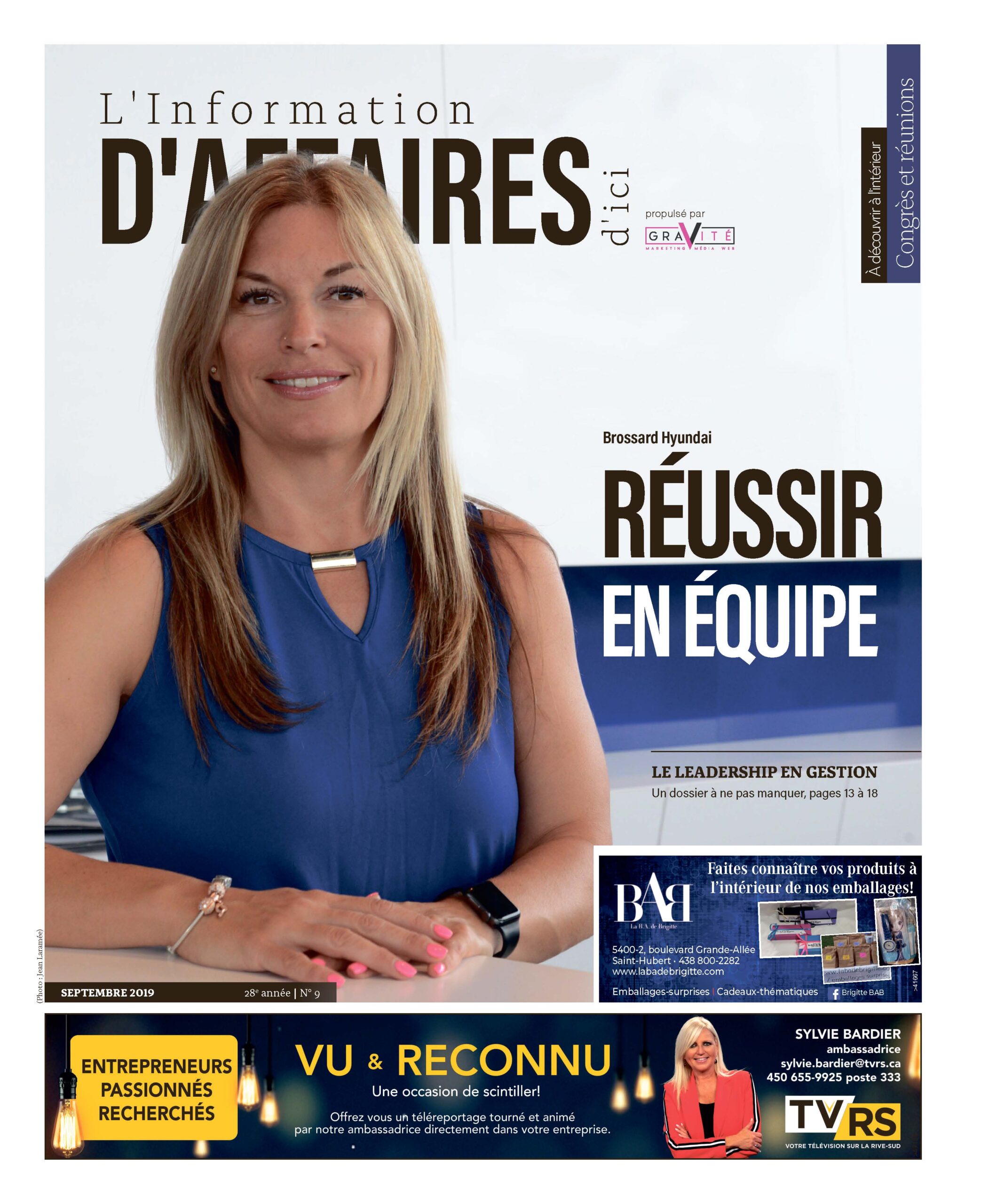 L’Information d’affaires d’ici – Septembre 2019