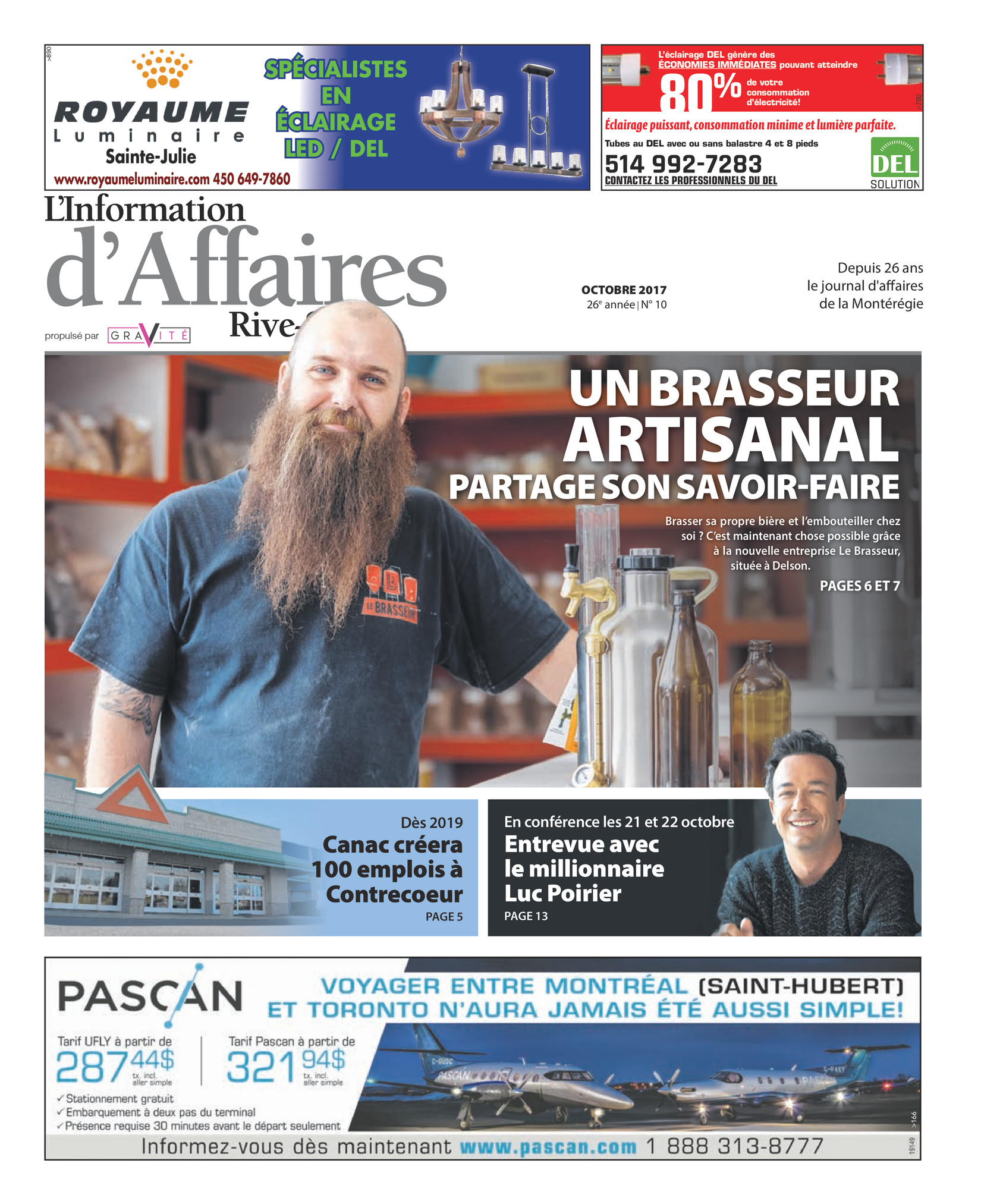 L’Information d’affaires d’ici – Octobre 2017