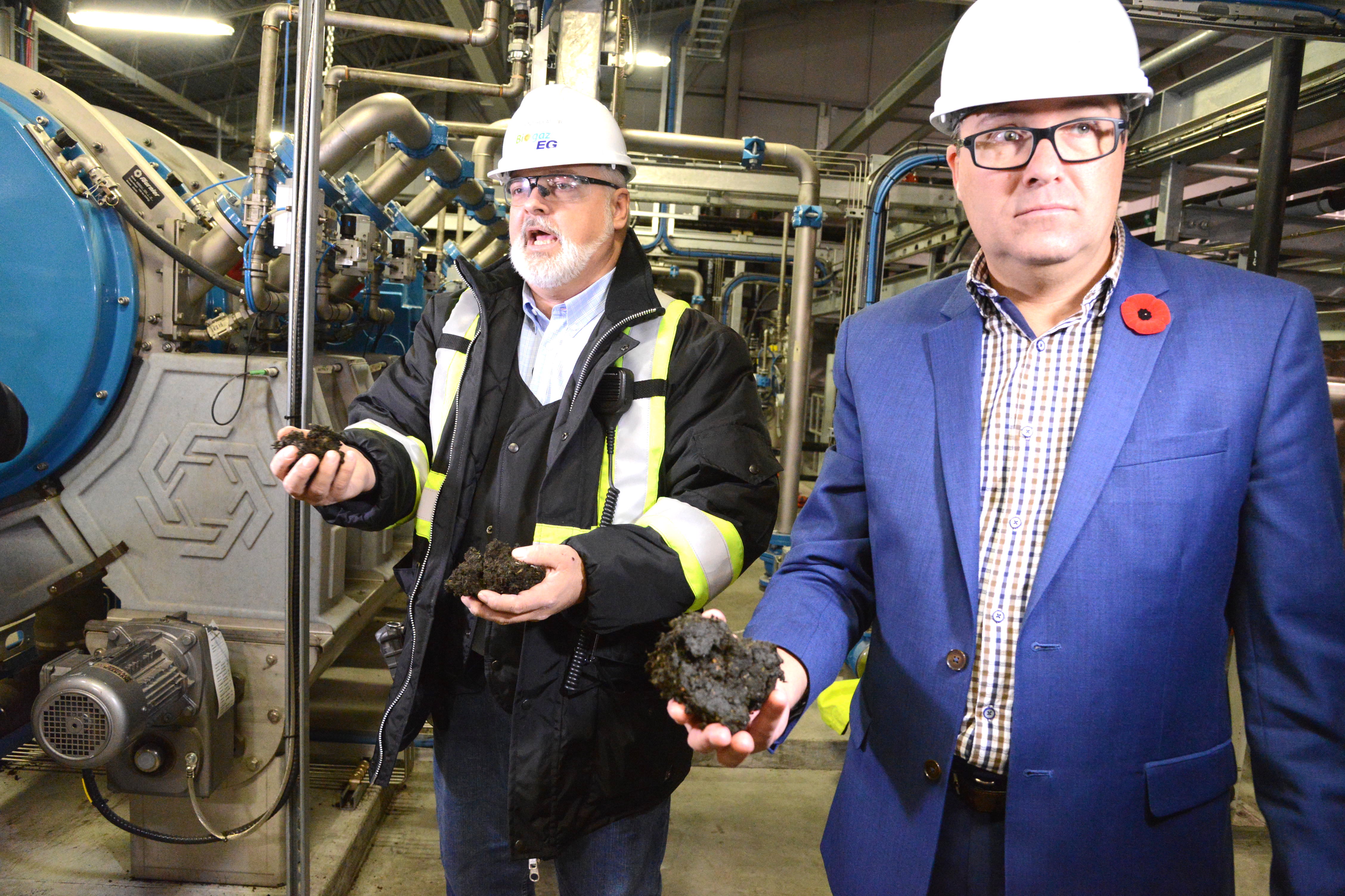 La biométhanisation sur les rails à Varennes