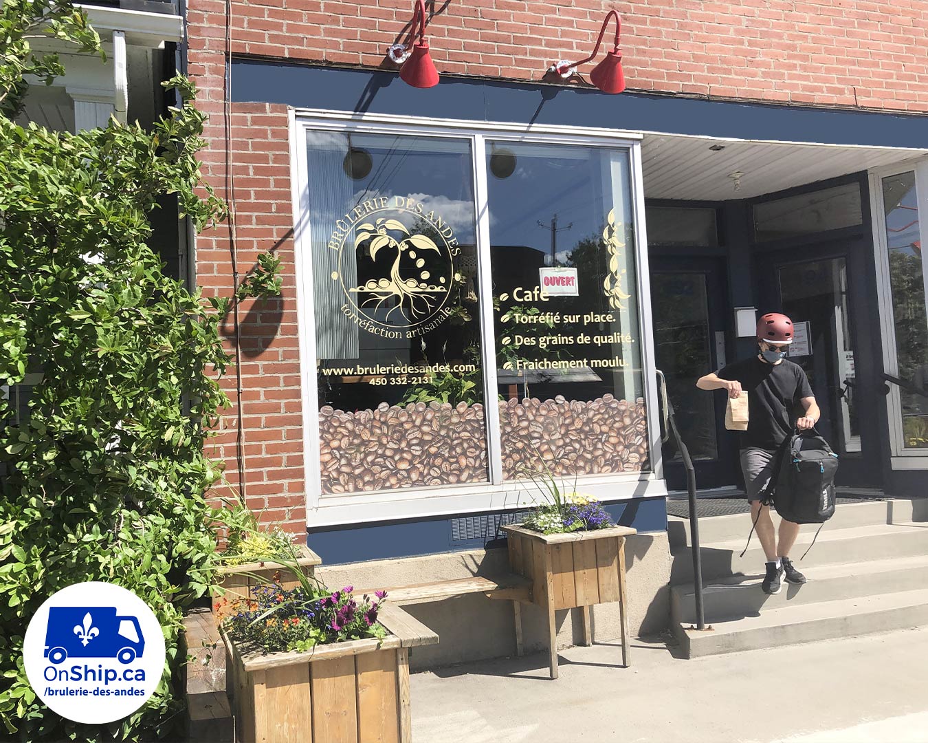 Un service de livraison pour relier commerçants et clients de Longueuil