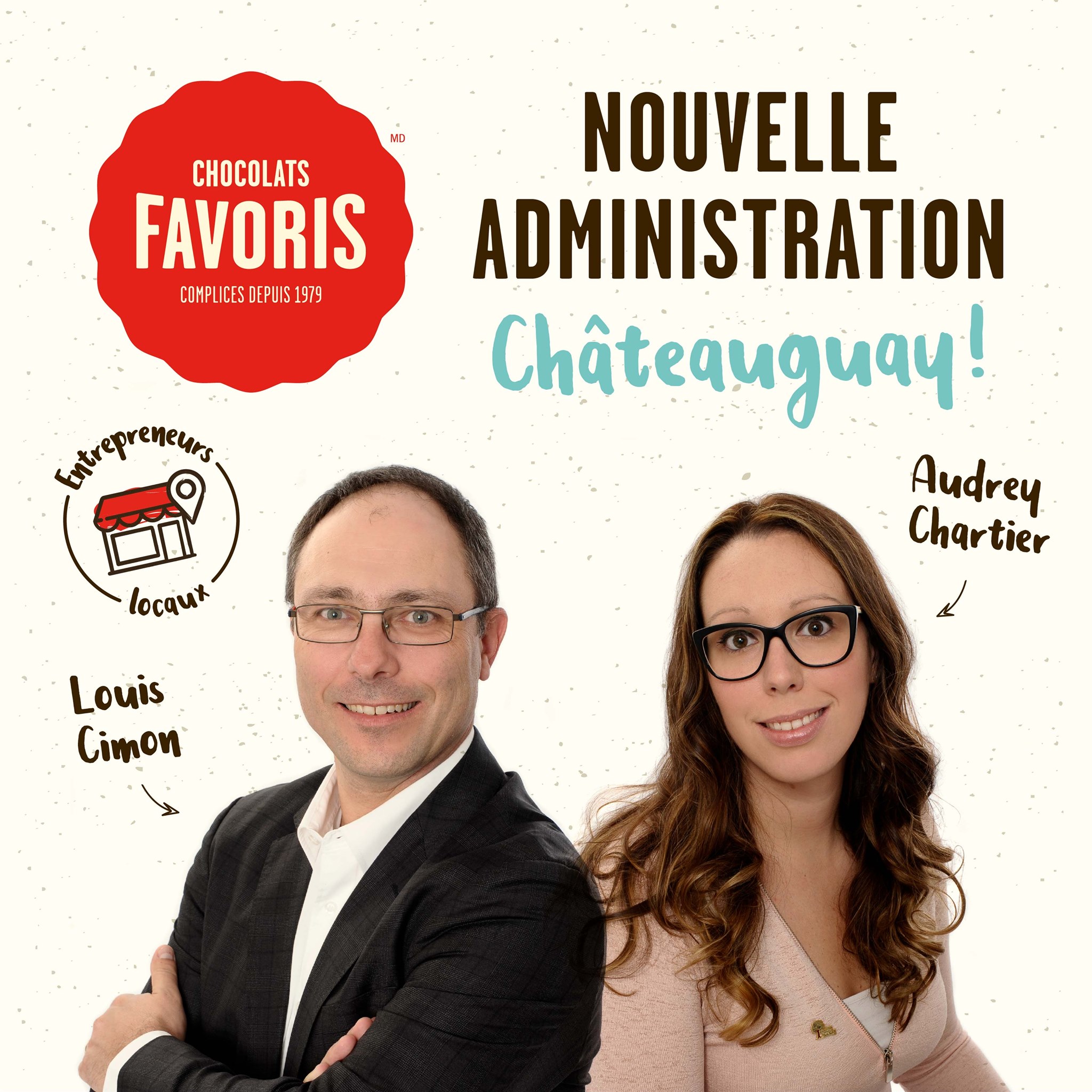 Des nouveaux propriétaires pour la succursale Chocolats Favoris de Châteauguay