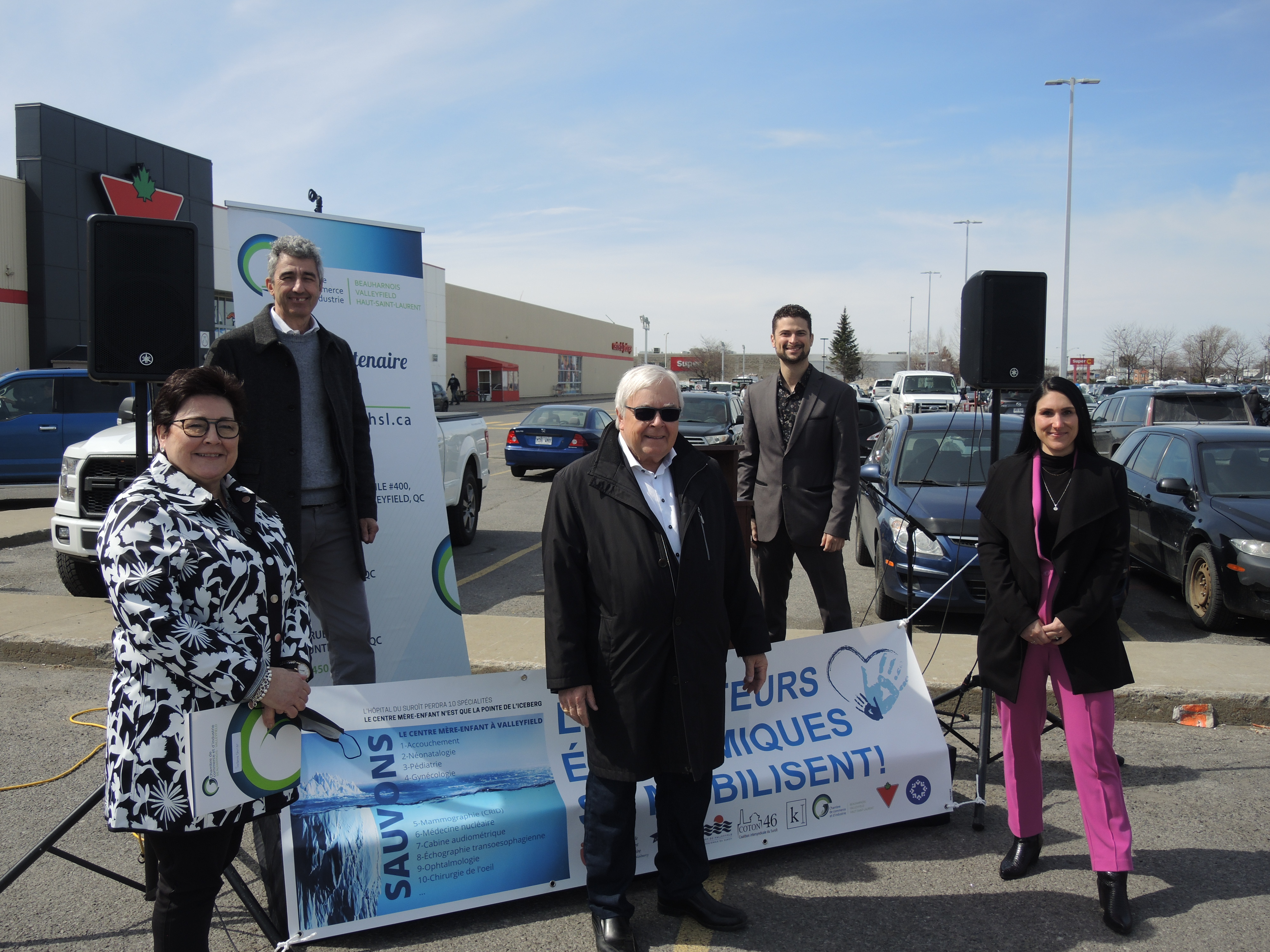 VIDÉO – Le milieu économique uni contre l’exode des services hospitaliers