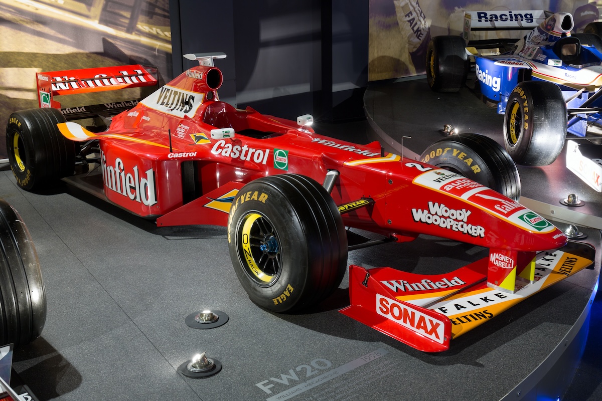 L’ancienne Williams de Jacques Villeneuve mise en vente à Paris en 2025