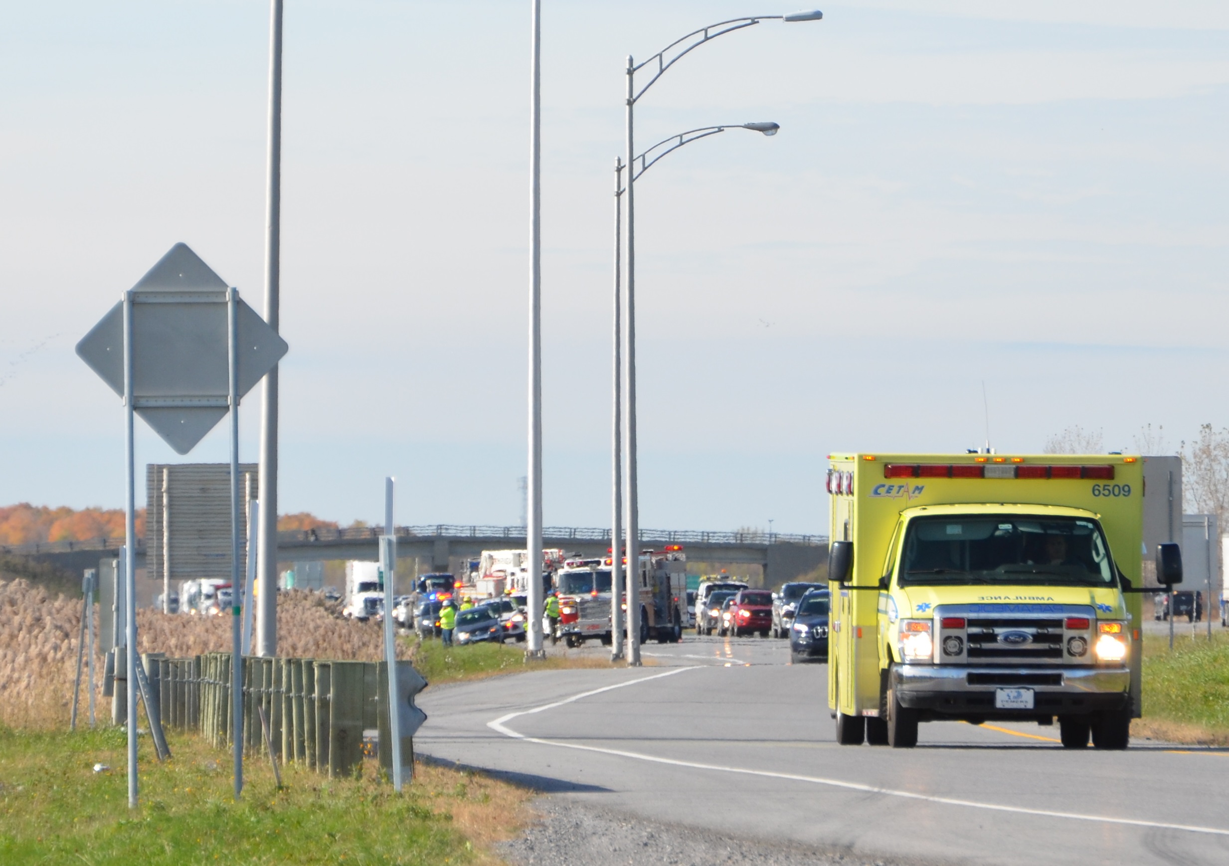 Embardée sur l’autoroute 30