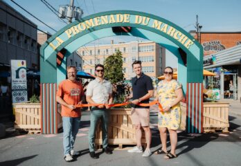 L’été s’annonce beau et chaud à Valleyfield : la Promenade du Marché inaugurée