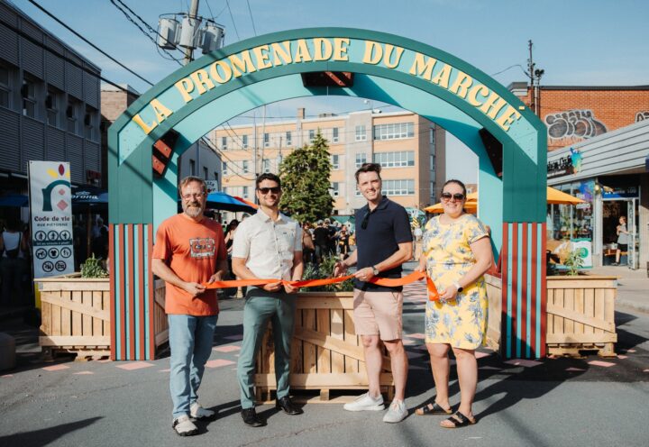 L’été s’annonce beau et chaud à Valleyfield : la Promenade du Marché inaugurée