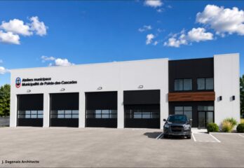 Nouveaux ateliers municipaux : le gouvernement du Québec appuie financièrement Pointe-des-Cascades